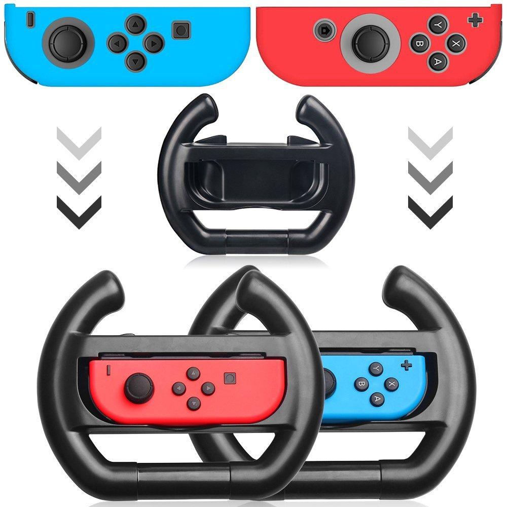Nintendo Core's Life Extender | Traditional (Set of 2) JoyCon Steering Wheels - nintendo-core