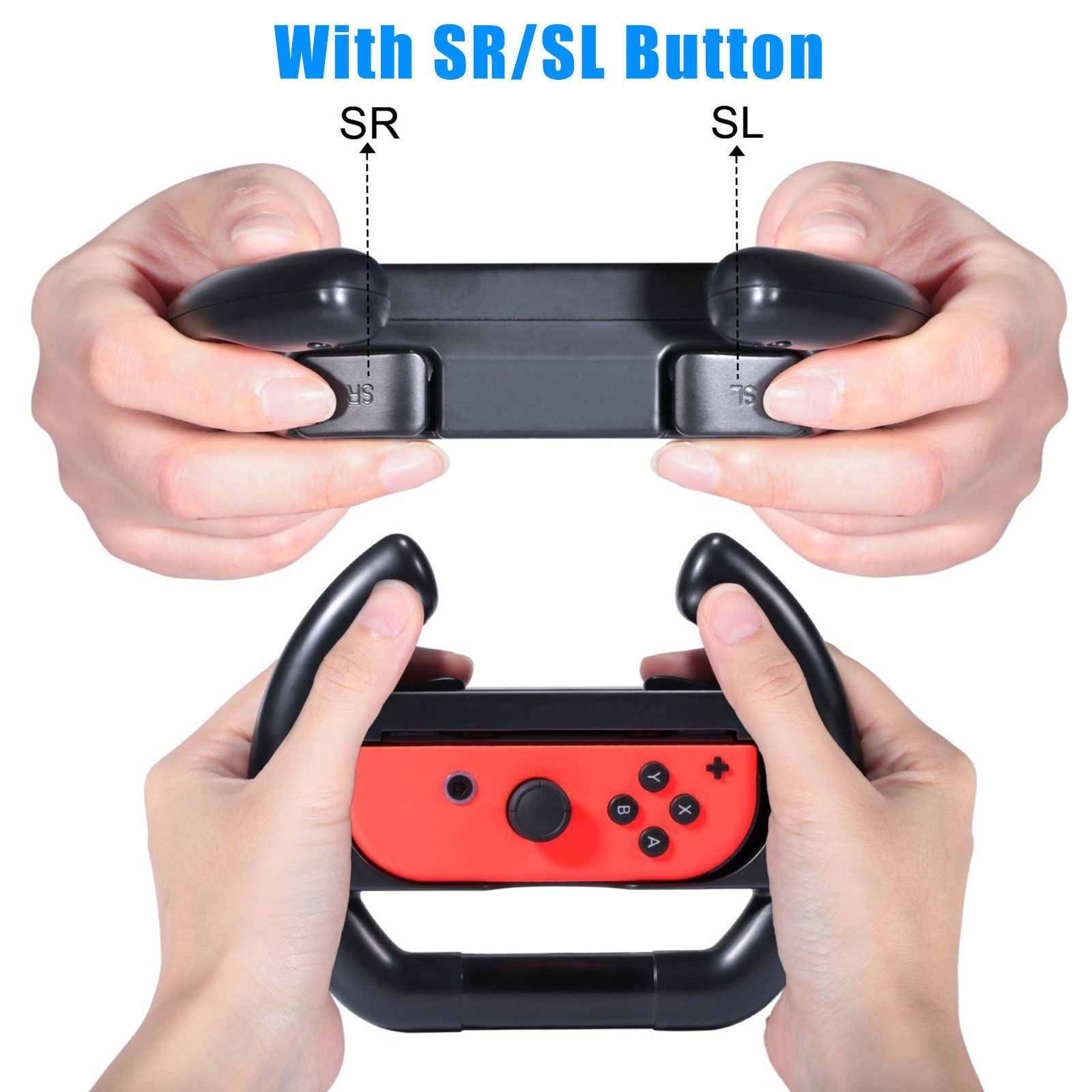 Nintendo Core's Life Extender | Traditional (Set of 2) JoyCon Steering Wheels - nintendo-core