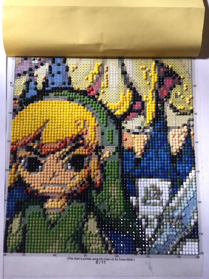 Nintendo Core Original - LOZ Diamond Painting Kit On Canvas - nintendo-core