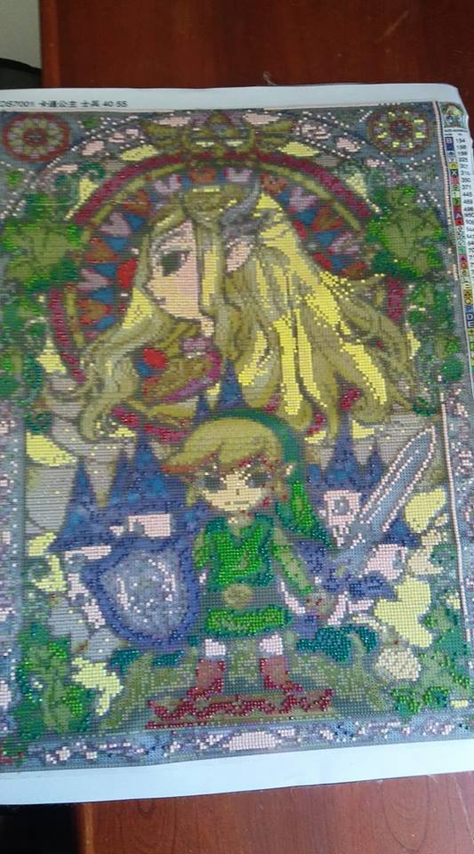 Nintendo Core Original - LOZ Diamond Painting Kit On Canvas - nintendo-core