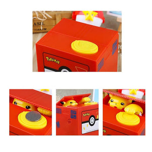 Pikachu Money Bank Box! Desk Toy / Gift! - nintendo-core