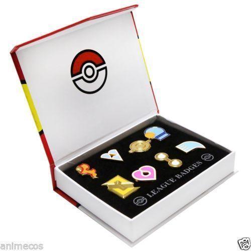 Pokemon League Gym Badge Brooches (Crrool Stream Special) - nintendo-core