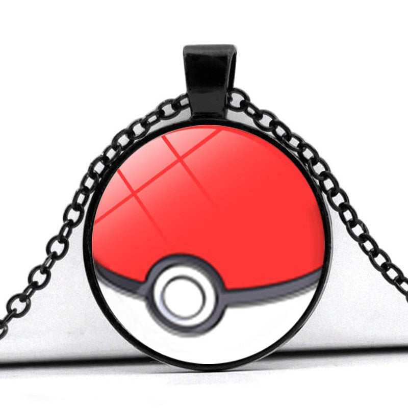 Glass Cabochon Pokemon Necklace / Pendant / Chain! 30 + Different Pokemon Inside!