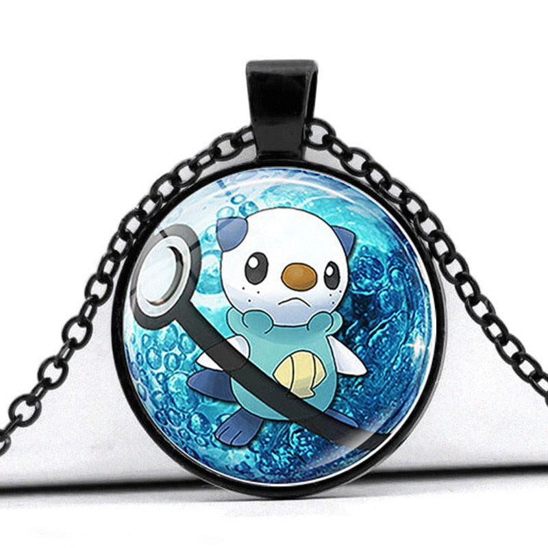 Glass Cabochon Pokemon Necklace / Pendant / Chain! 30 + Different Pokemon Inside!