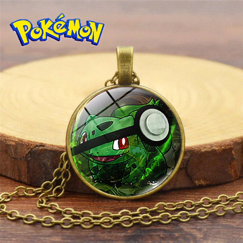 Pokeball Necklaces with Pokemon Inside! 12 Different Pokemon!