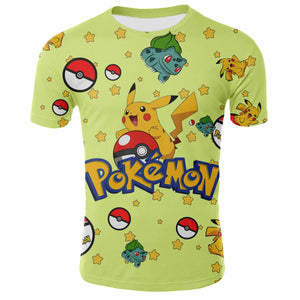Pokemon Full Graphic T Shirts! Over 15 Types Inside!