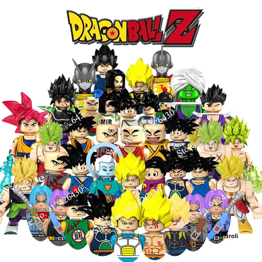 92pcs Dragon Ball Z Character Minifigures Lego Compatible Dragon Ball Z Set