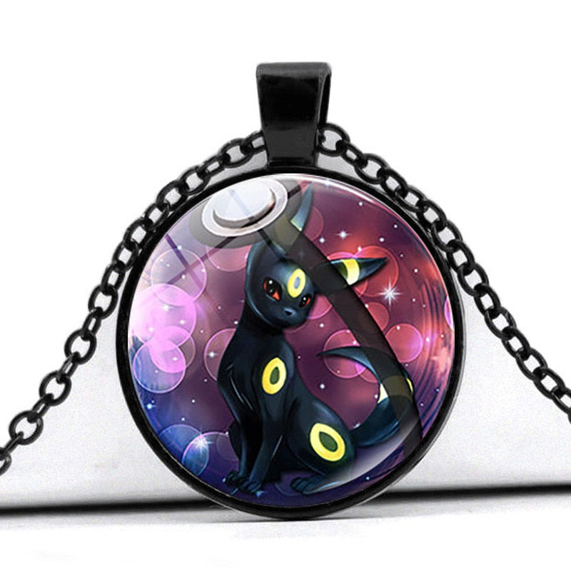 Glass Cabochon Pokemon Necklace / Pendant / Chain! 30 + Different Pokemon Inside!