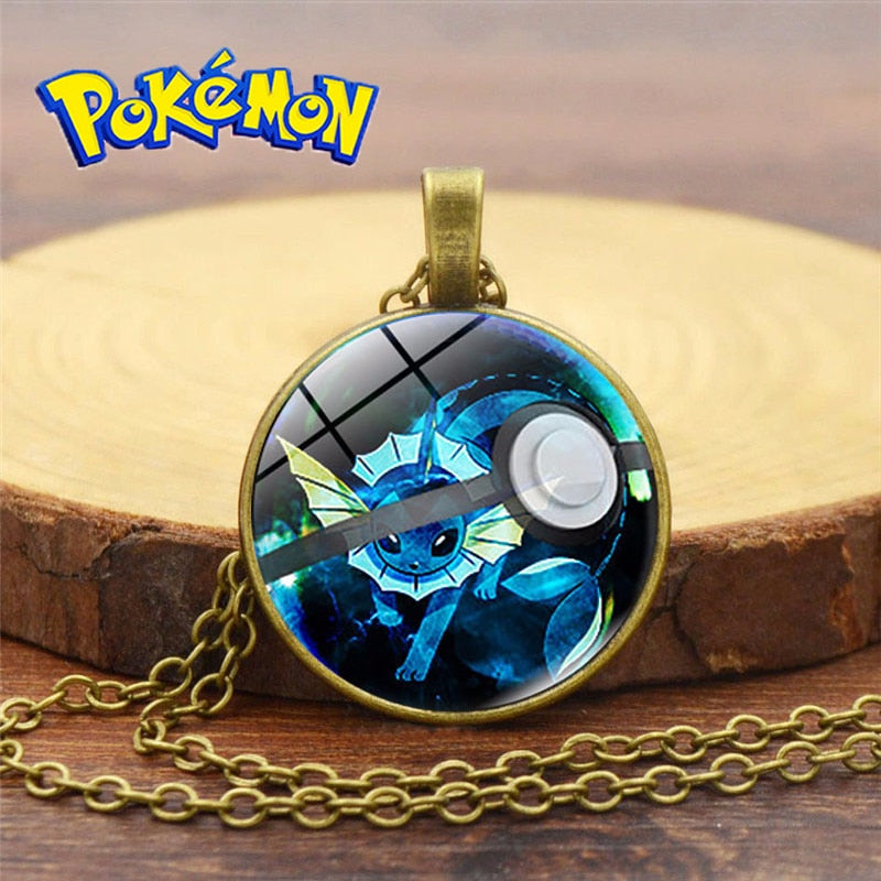 Pokeball Necklaces with Pokemon Inside! 12 Different Pokemon!