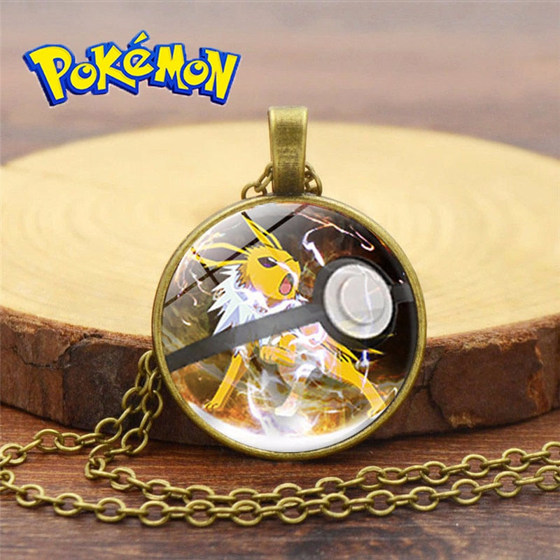 Pokeball Necklaces with Pokemon Inside! 12 Different Pokemon!