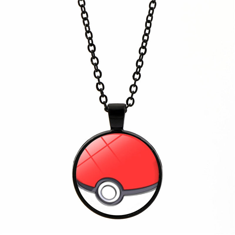 Glass Cabochon Pokemon Necklace / Pendant / Chain! 30 + Different Pokemon Inside!