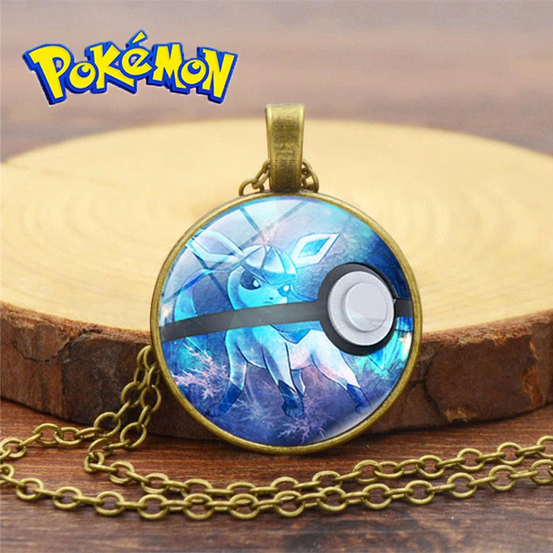 Pokeball Necklaces with Pokemon Inside! 12 Different Pokemon!