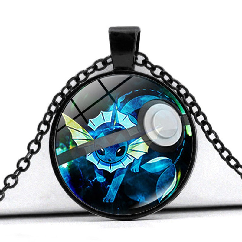 Glass Cabochon Pokemon Necklace / Pendant / Chain! 30 + Different Pokemon Inside!