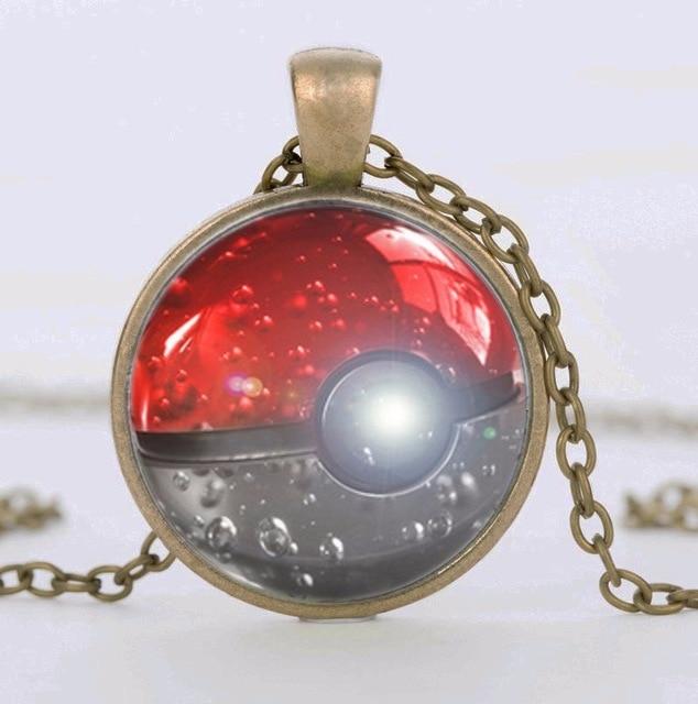 Shining PokeBall Silver Collar Pendant - nintendo-core