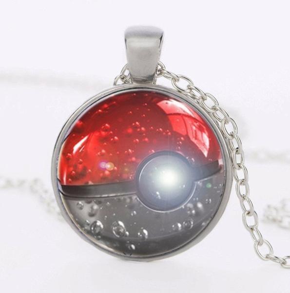 Shining PokeBall Silver Collar Pendant - nintendo-core