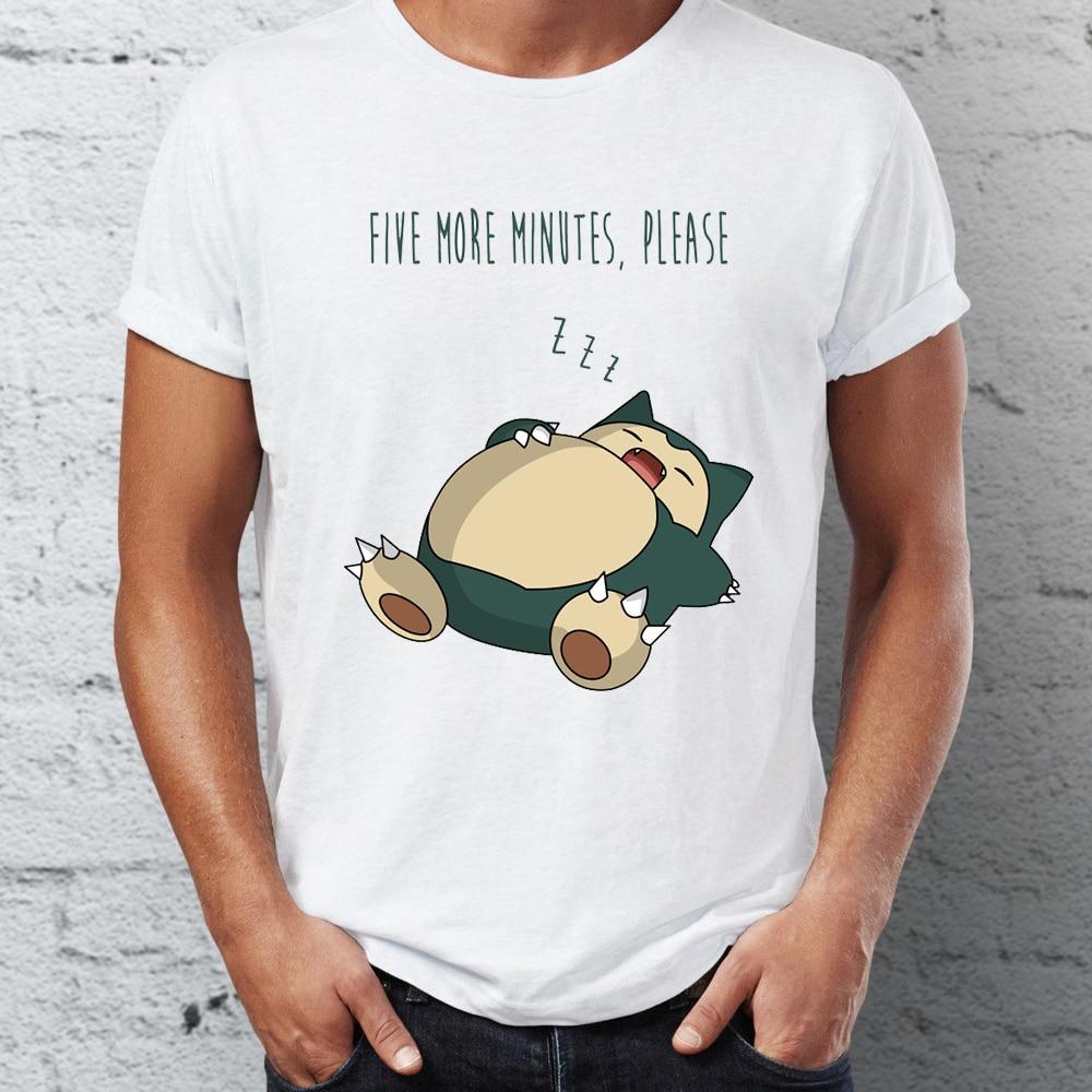 Snorlax - Five More Minutes, Please Z Z Z - T Shirt - nintendo-core
