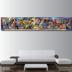 Super Smash Brothers Ultimate Canvas Painting