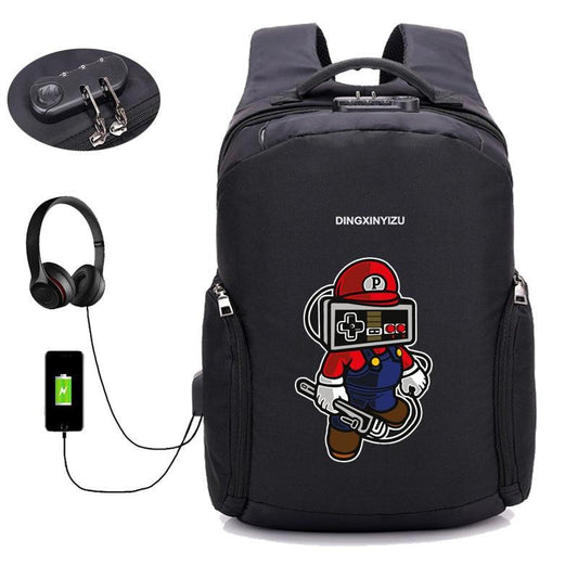 Super Smash Brothers AntiTheft Backpack! Safeguard Yourself! - nintendo-core