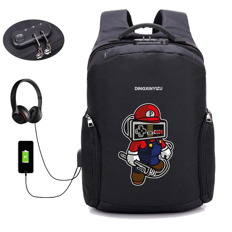 Super Smash Brothers AntiTheft Backpack! Safeguard Yourself! - nintendo-core