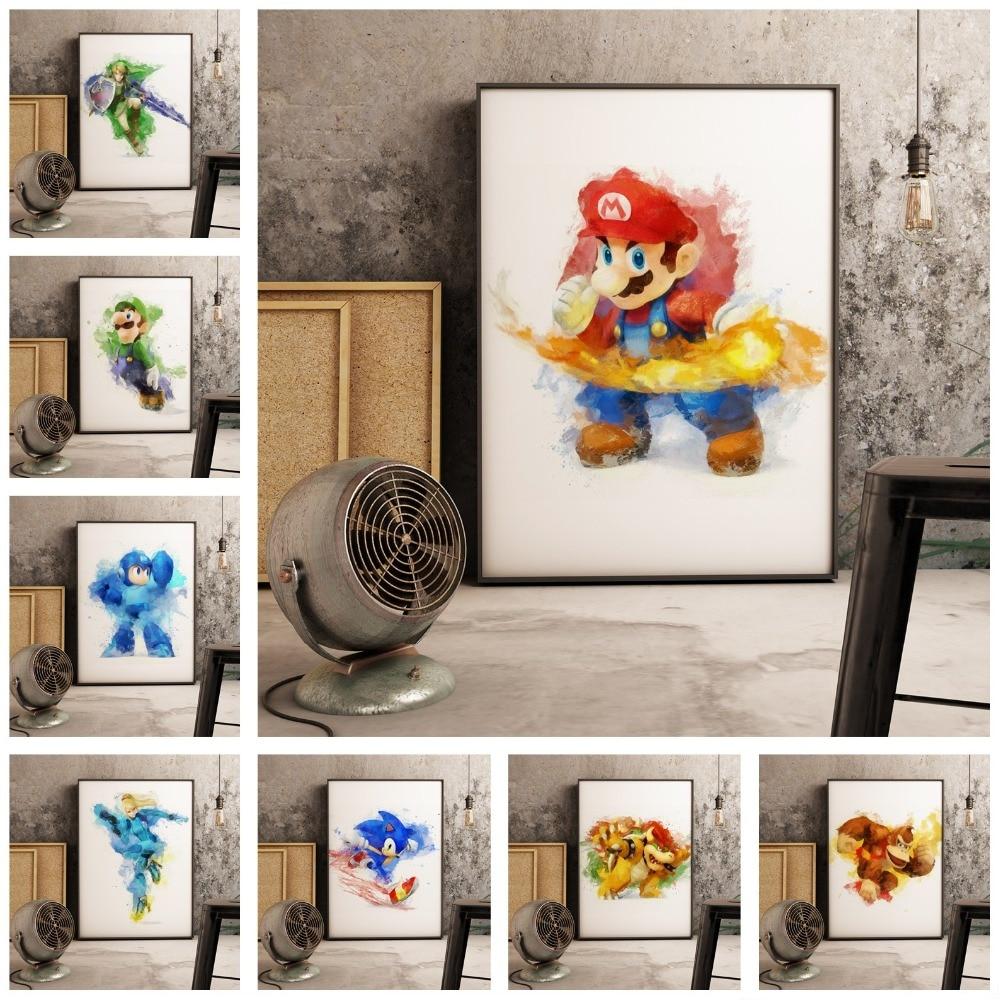 Super Smash Brothers Canvas Art - nintendo-core