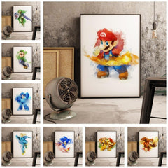 Super Smash Brothers Canvas Art