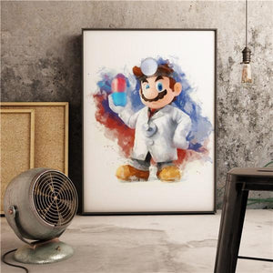 Super Smash Brothers Canvas Art - nintendo-core