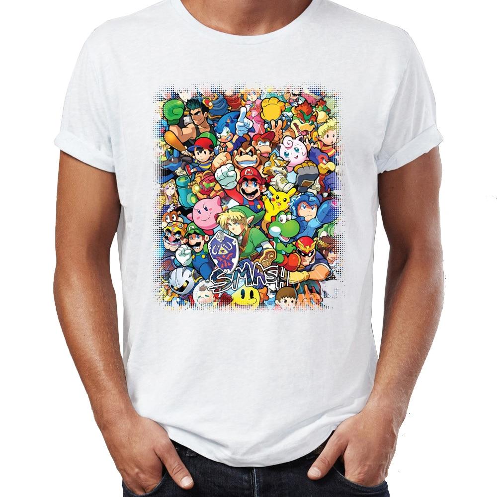 Super Smash Brothers Characters Shirt - nintendo-core