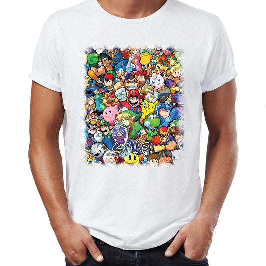 Super Smash Brothers Characters Shirt - nintendo-core