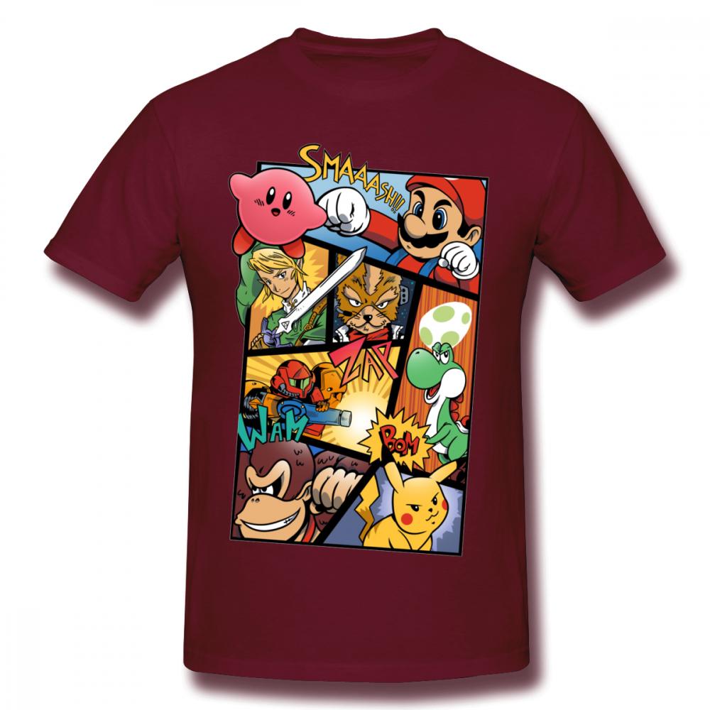 Super Smash Brothers Collage T Shirt - nintendo-core