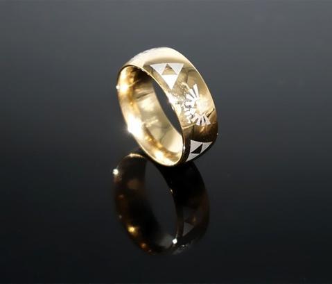 Triforce Titanium Ring - nintendo-core