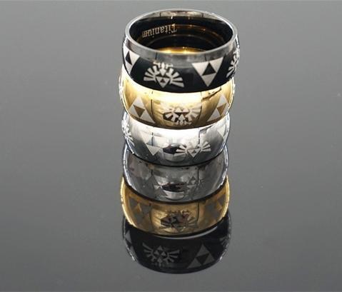 Triforce Titanium Ring - nintendo-core