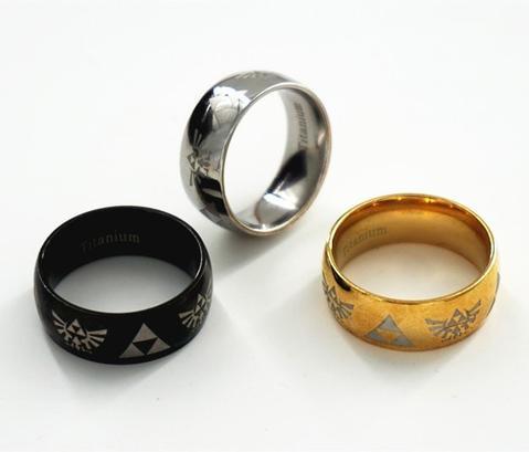Triforce Titanium Ring - nintendo-core
