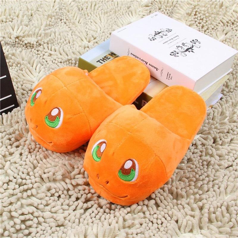 Unisex Snorlax / Eevee / Pikachu / Squirtle / Charmander Warm Indoor Plush Slippers - nintendo-core