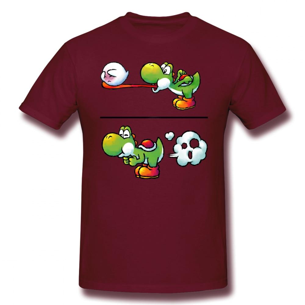 Yoshi Eating Boo Fitted T Shirt - nintendo-core
