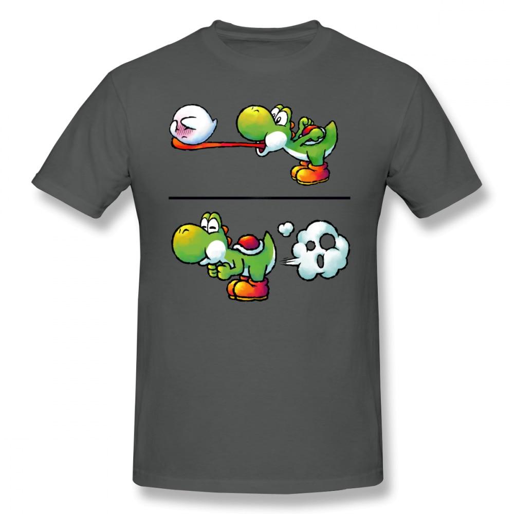 Yoshi Eating Boo Fitted T Shirt - nintendo-core