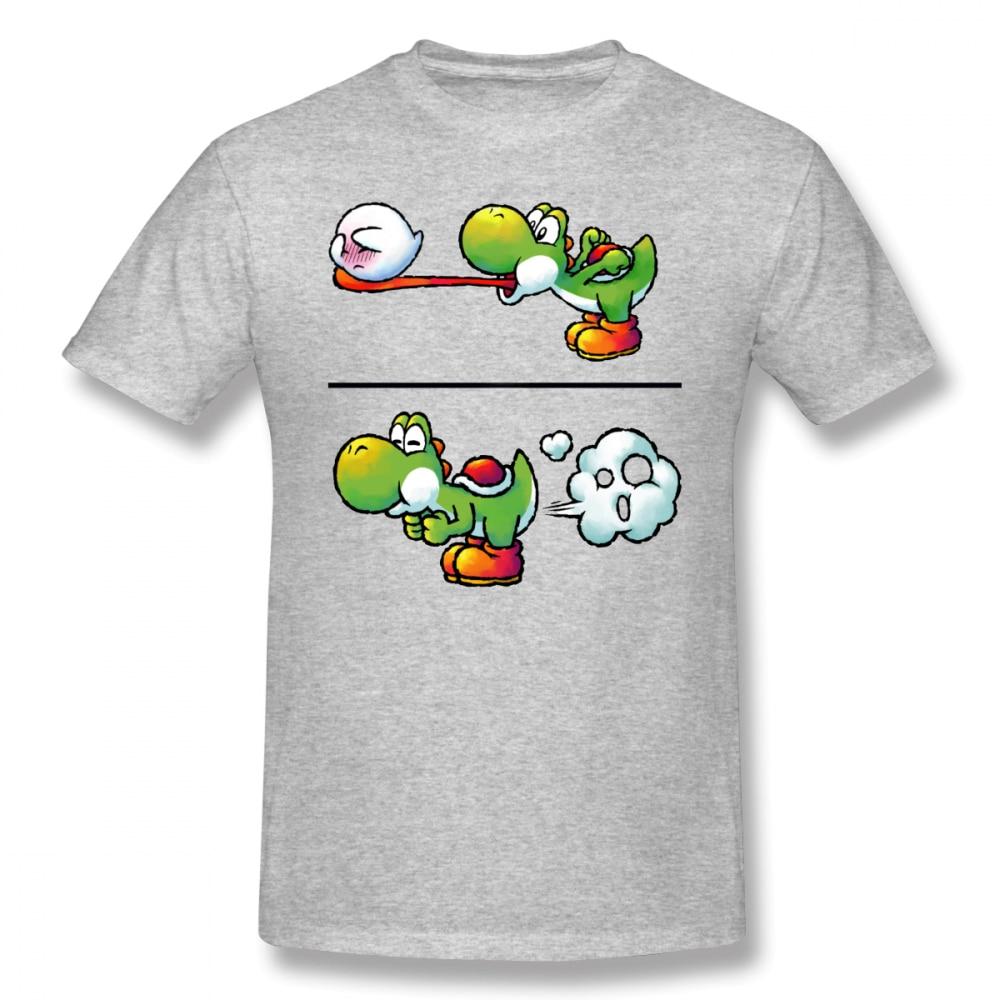 Yoshi Eating Boo Fitted T Shirt - nintendo-core