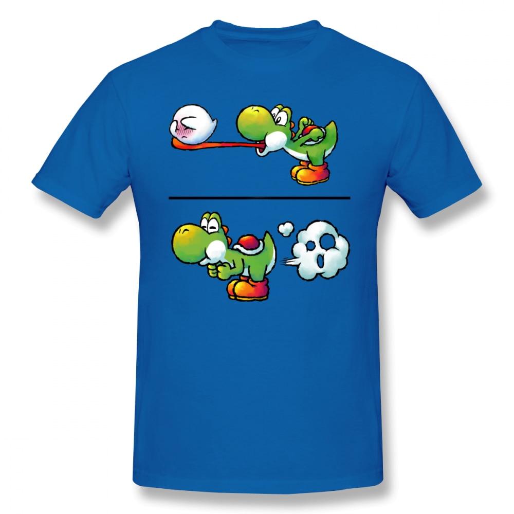 Yoshi Eating Boo Fitted T Shirt - nintendo-core