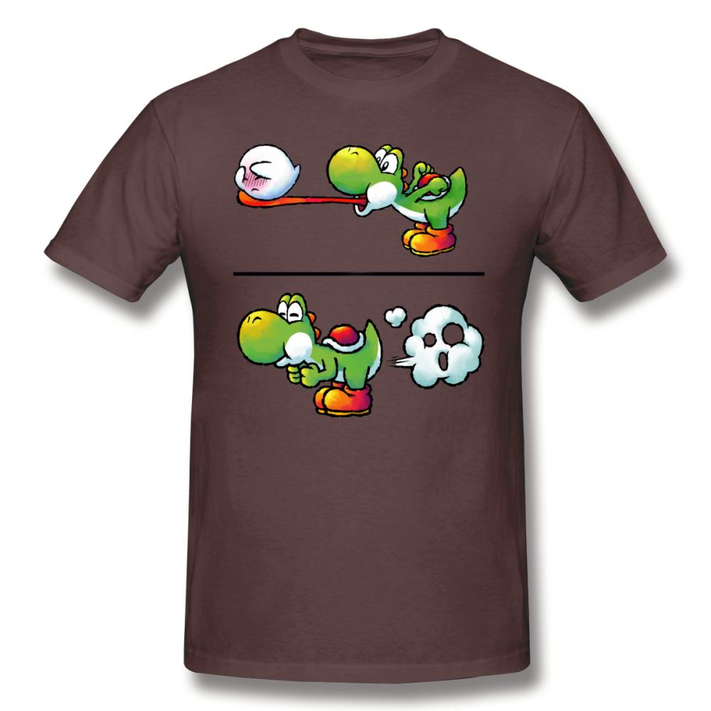 Yoshi Eating Boo Fitted T Shirt - nintendo-core