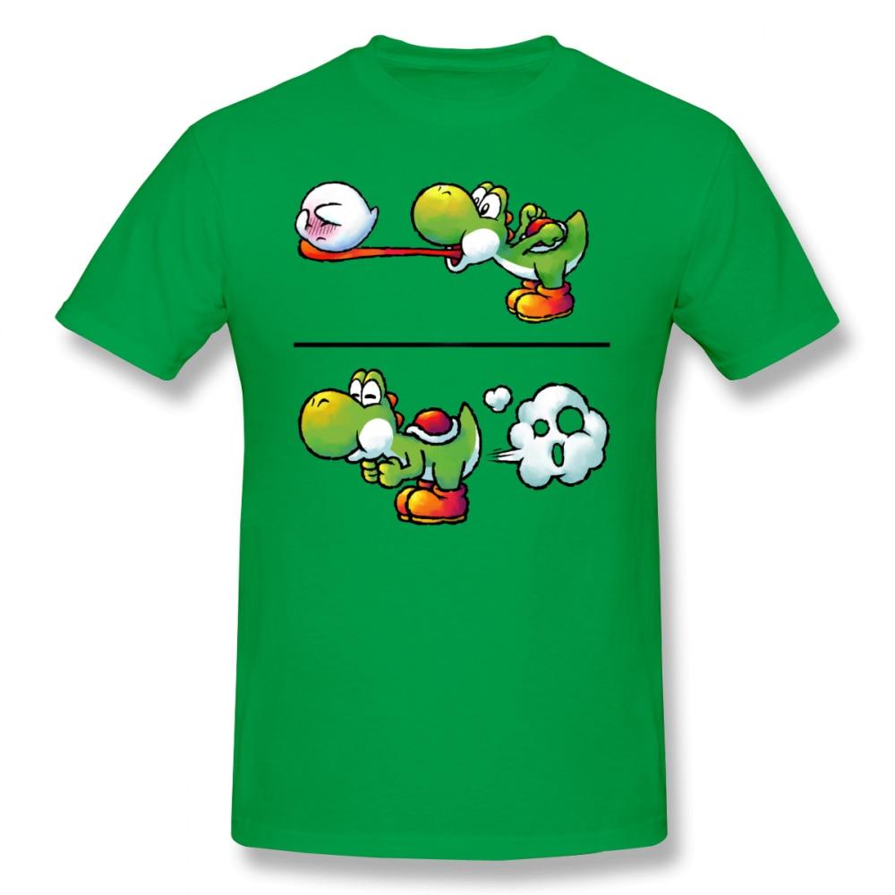 Yoshi Eating Boo Fitted T Shirt - nintendo-core