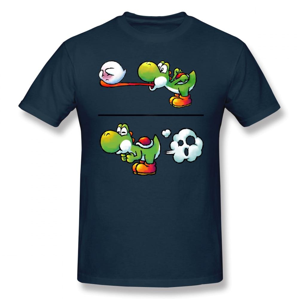 Yoshi Eating Boo Fitted T Shirt - nintendo-core