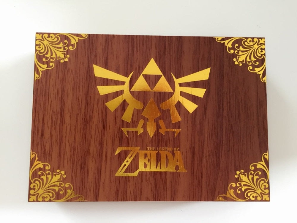 The Legend of Zelda Hylian Shield & Master Sword Keychain / Necklace Set