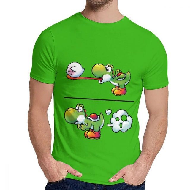 Yoshi Eating Boo ||| Fitted T Shirt