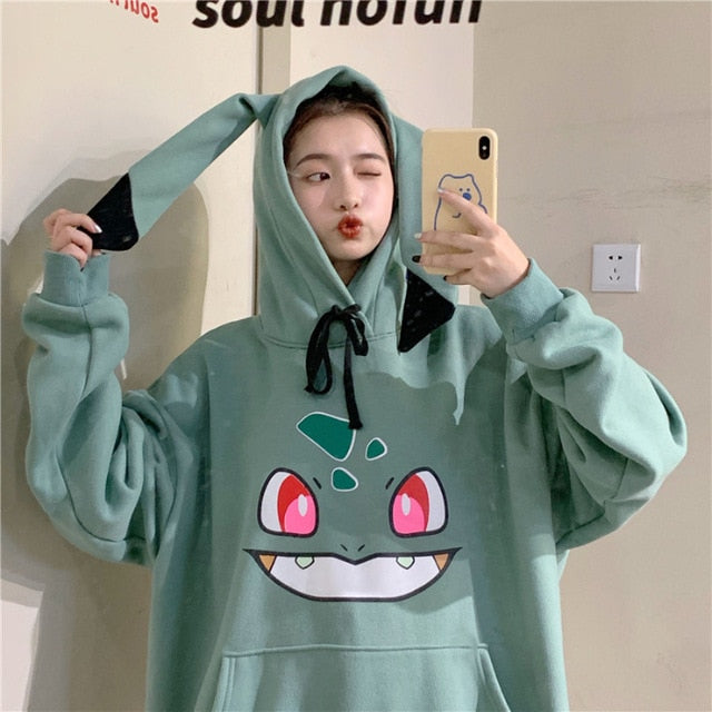 Over Sized Poke-Hoodies | Kawaii Starters
