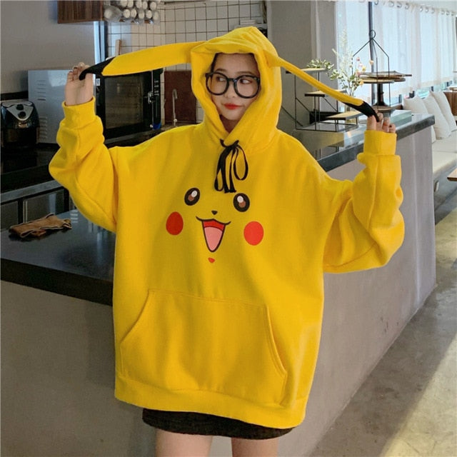Over Sized Poke-Hoodies | Kawaii Starters