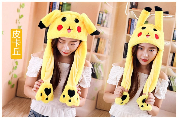 Eevee Evolutions and Pikachu Soft Plush Beanie Hats