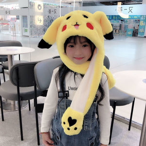 Eevee Evolutions and Pikachu Soft Plush Beanie Hats