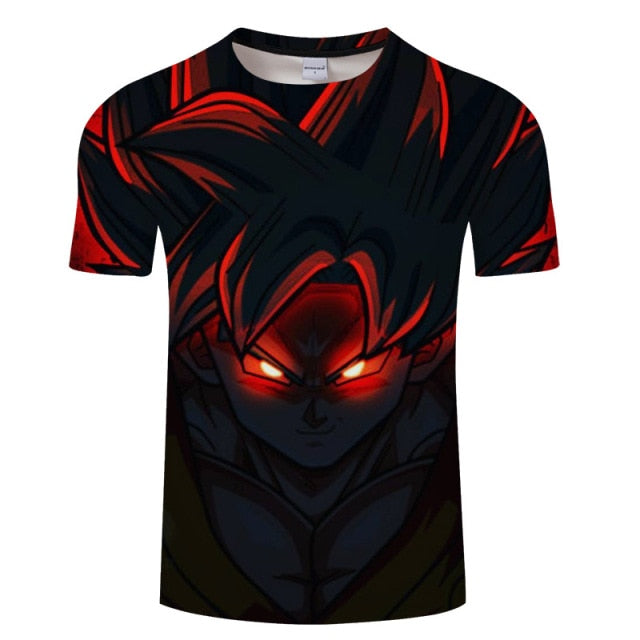 Goku Full Custom Print Graphic T Shirts! Super Saiyan Blue & Ultra Instinct!