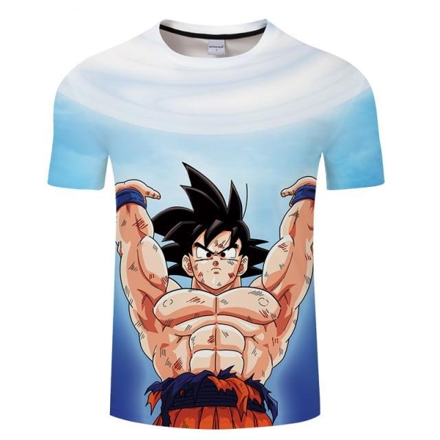 Goku Full Custom Print Graphic T Shirts! Super Saiyan Blue & Ultra Instinct!