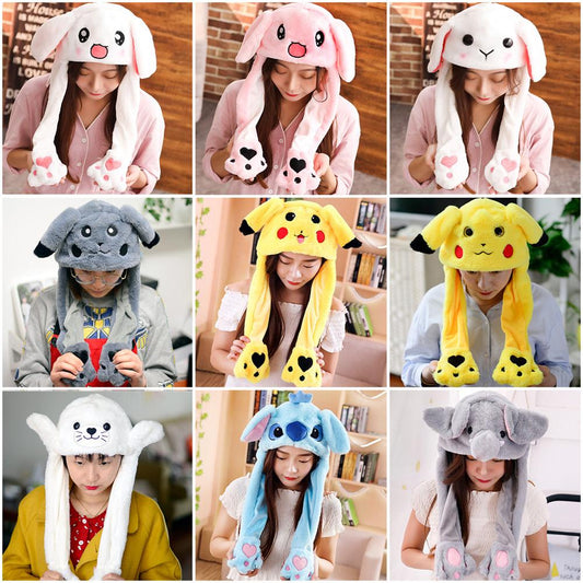 Eevee Evolutions and Pikachu Soft Plush Beanie Hats