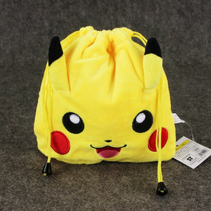 Felt Plush Pokemon Tote Drawstring Bags (Backpacks)